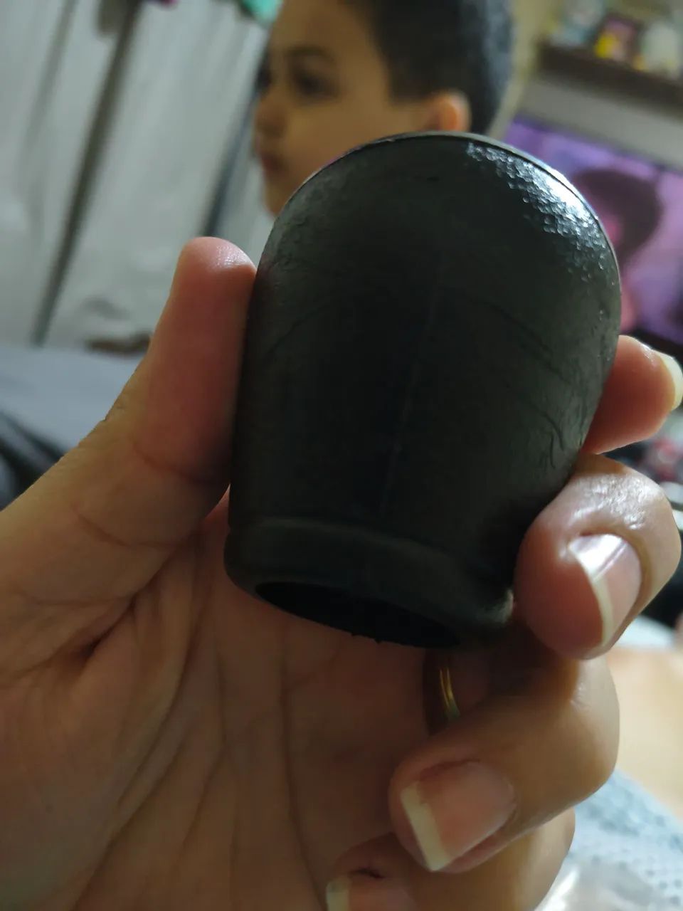 MANOPLA BOLA DE CÂMBIO MARCHA PRETA ONIX PRISMA 2013 2014 2015 - Foto 3