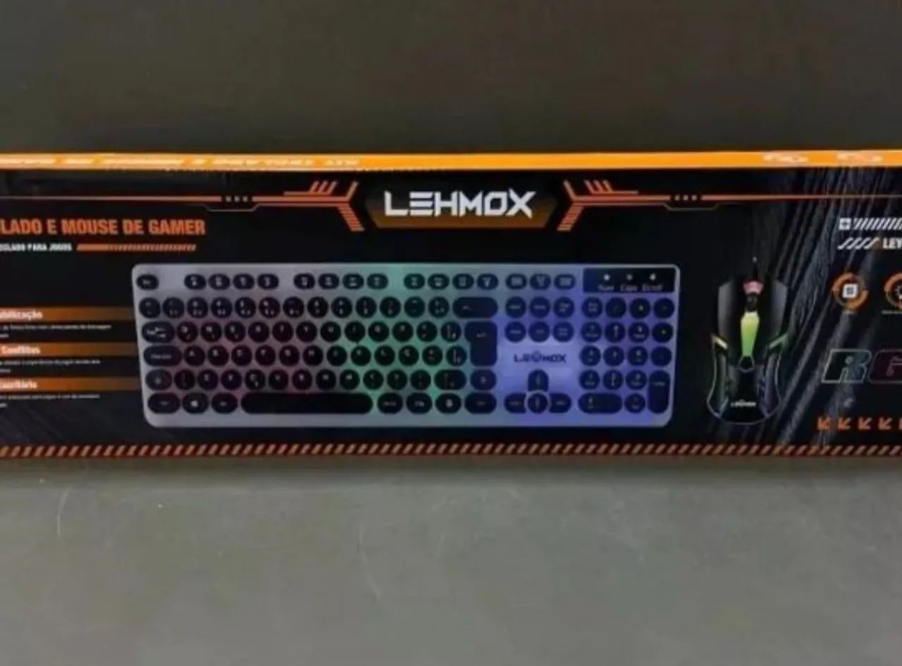 Kit Teclado e Mouse Gamer LEHMOX RGB - Foto 3