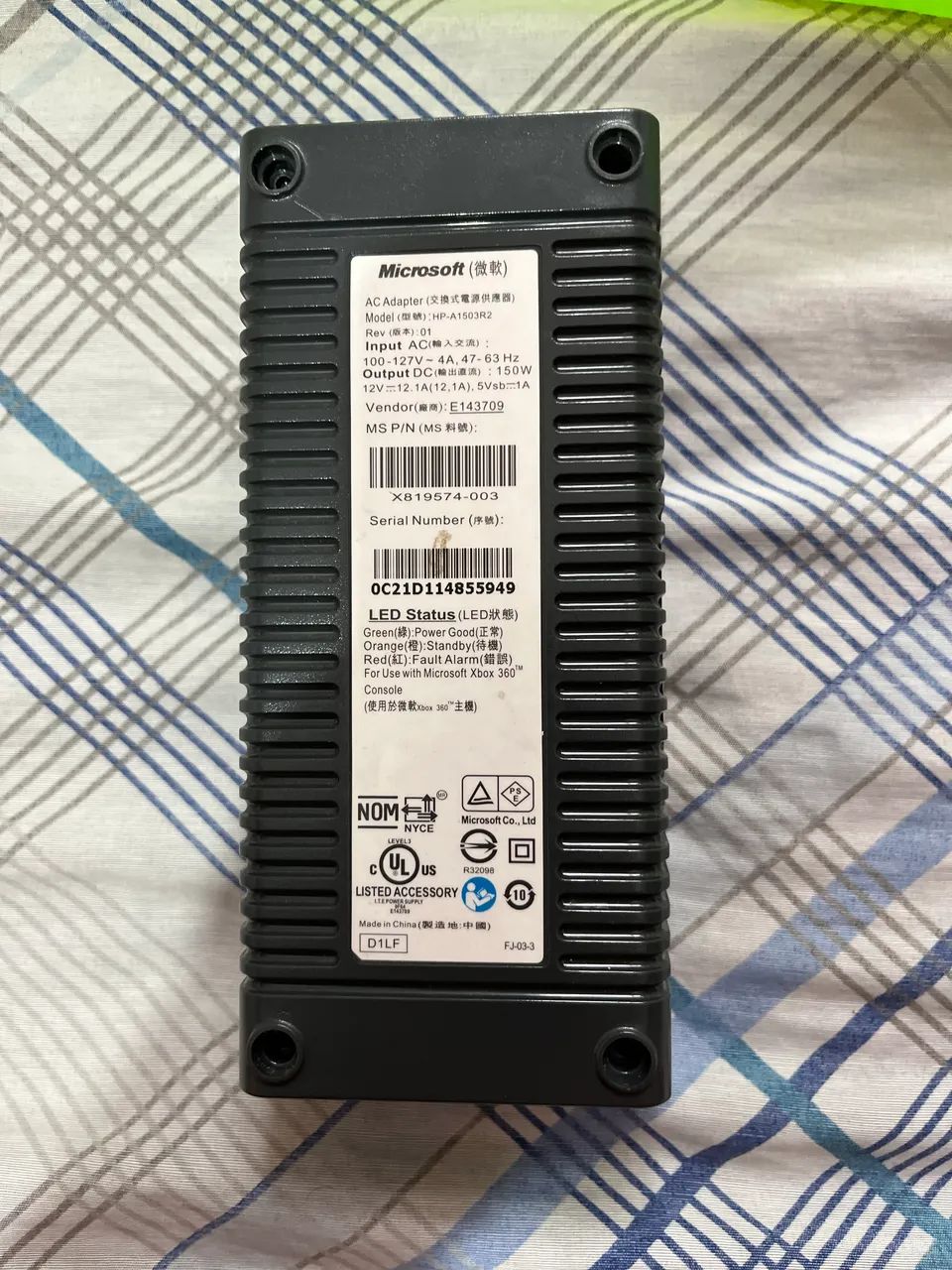 Carcaça fonte Xbox 360