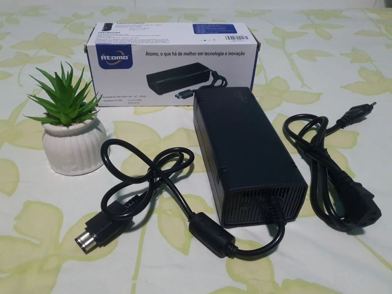 Fonte xbox 360 slim 2 pinos - Foto 4