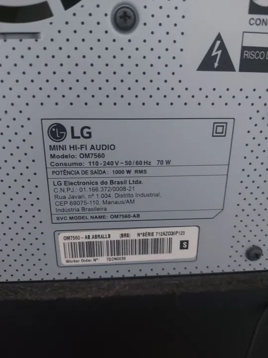 Som LG 1000W RMS - Foto 4