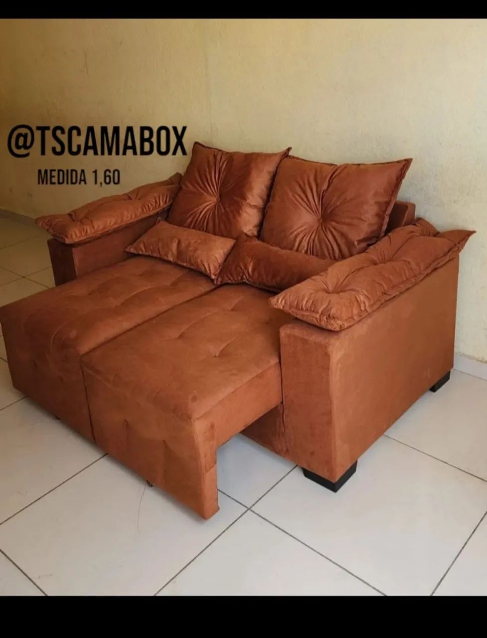 SOFÁ RETRÁTIL NOVOS 