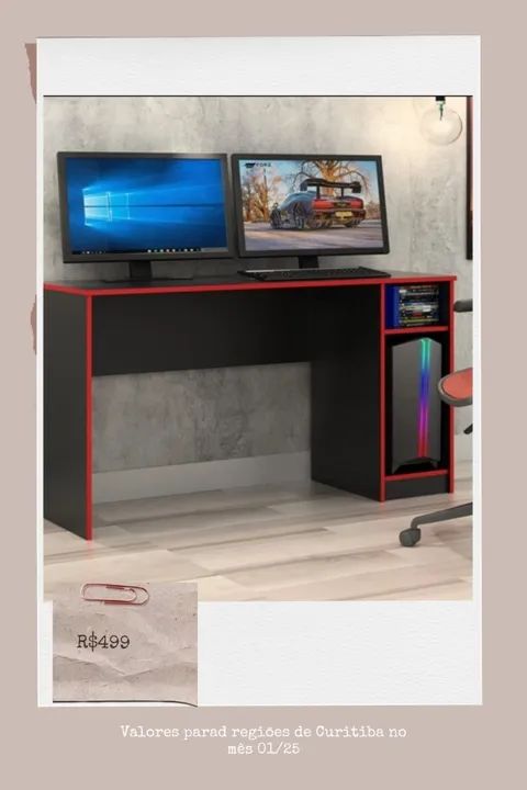 Promoção Mesa Gamer - 29/01   