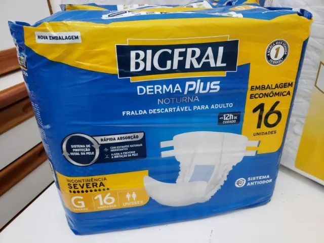 Fraldas Descartáveis Para Adulto - Bigfral/Maxi - 82 Unidades. Novo - Foto 2