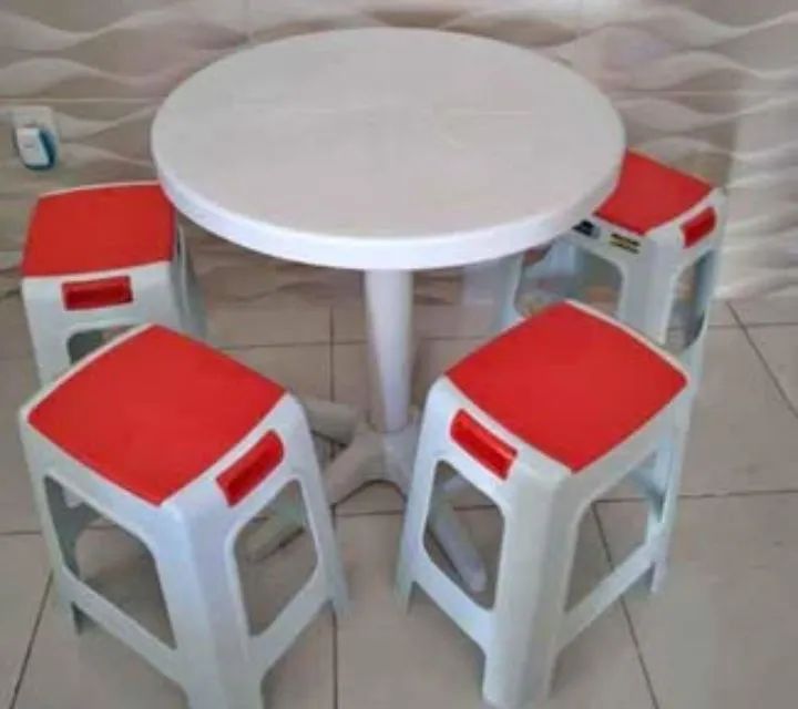 Conjunto de mesa  desmontável redonda  - Foto 2