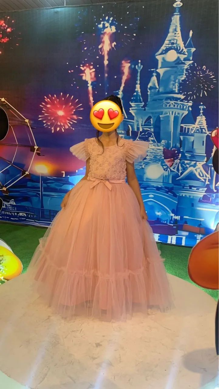 Vestido de Princesa para Menina - Foto 2