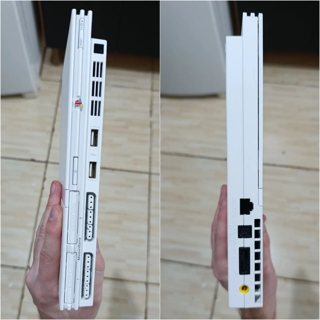 Videogame PS2 Slim Ceramic White (Branco) - Foto 5