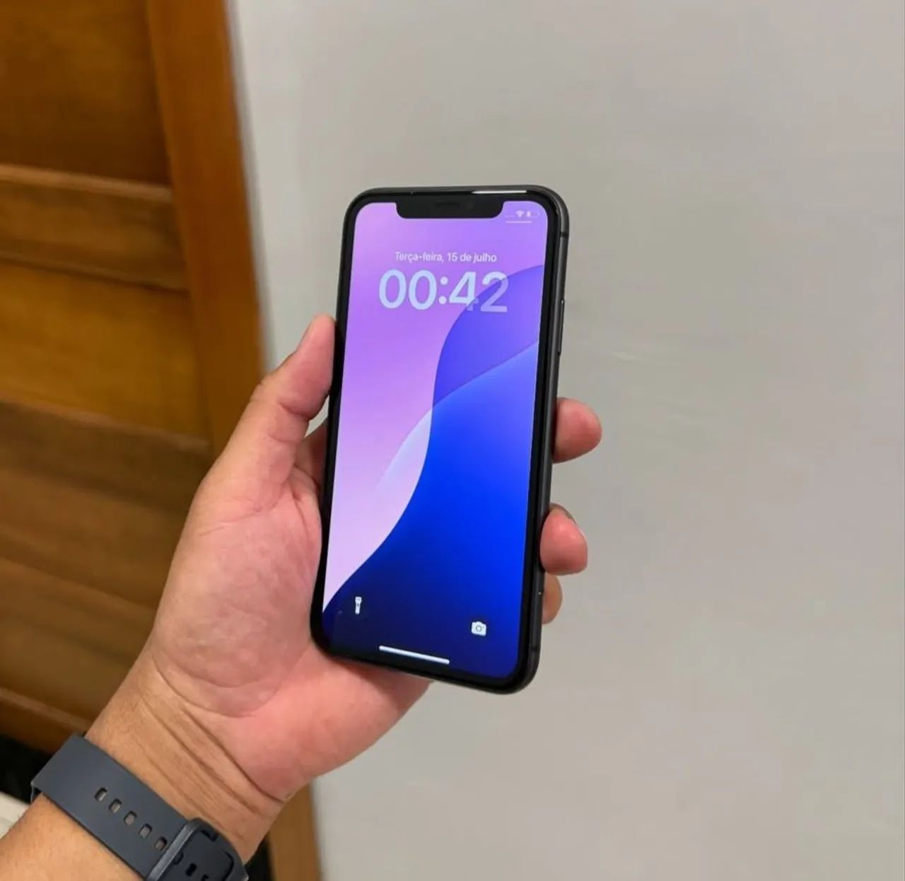 iPhone11 64GB ブラック最大バッテリー76% Face ID使用不可 iPhone 11 preto 64GB Face id ok aceito troca! - Celulares e