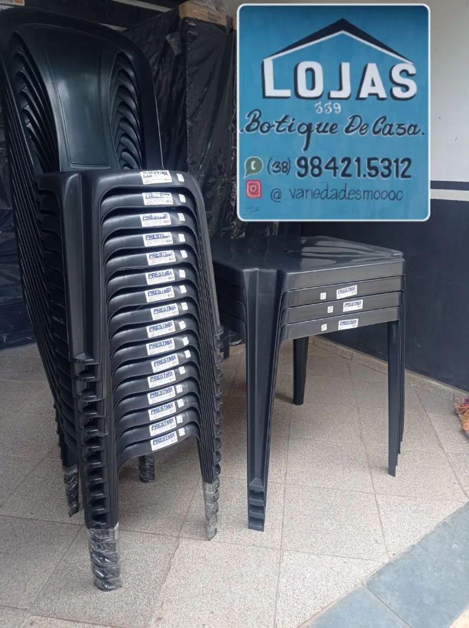 Conjunto 4 Cadeiras e 1 mesa novos.  - Foto 2