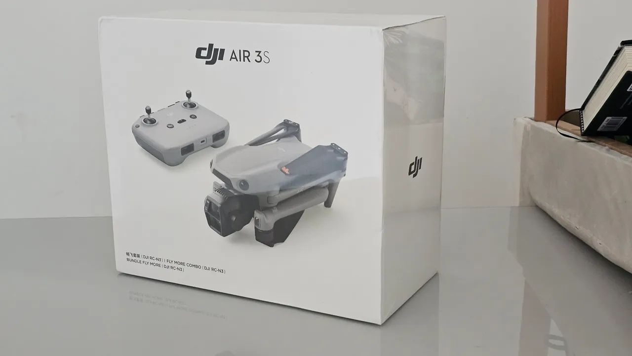 Dji Air 3s Flymore combo com Rcn3 lacrado Anatel - Foto 2