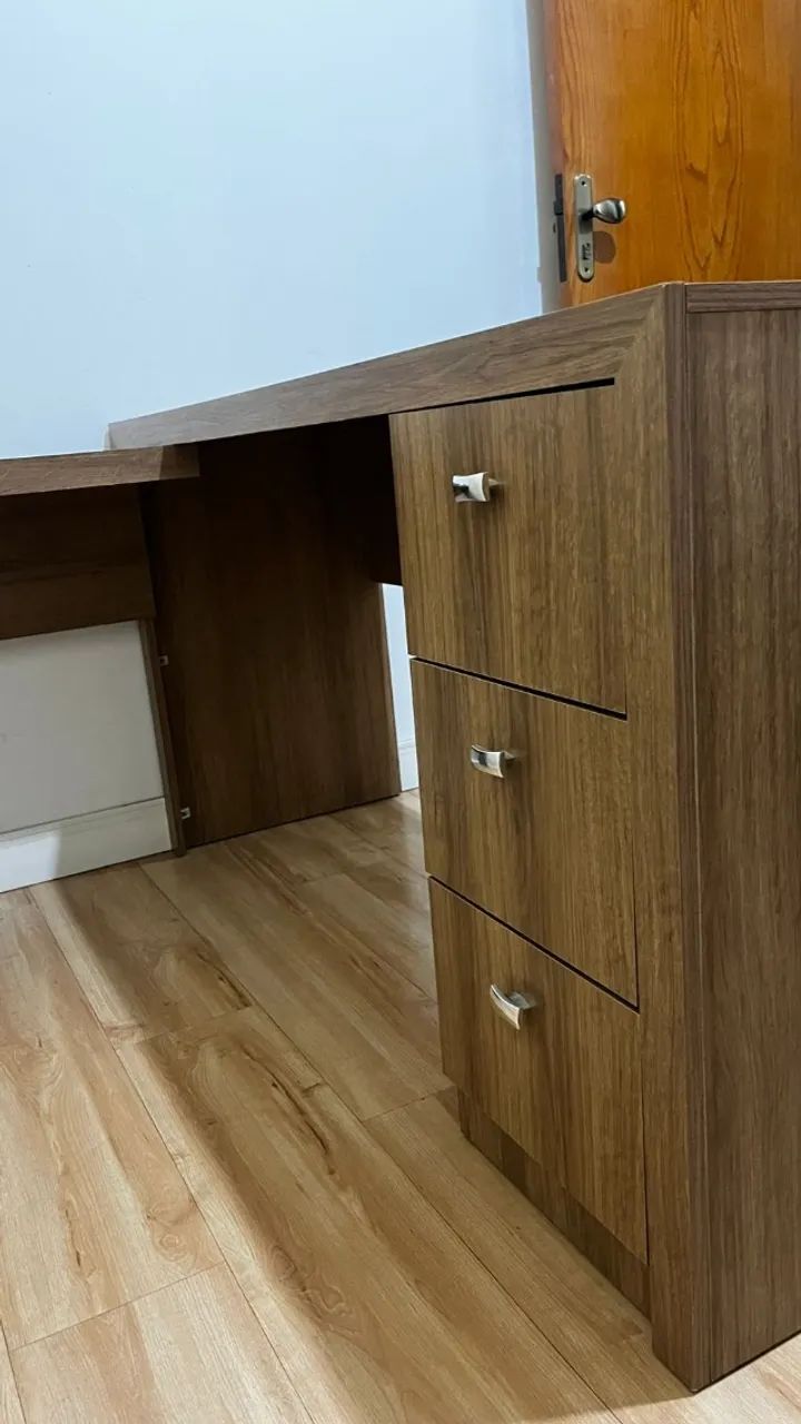 Mesa em L para escritório - Foto 6