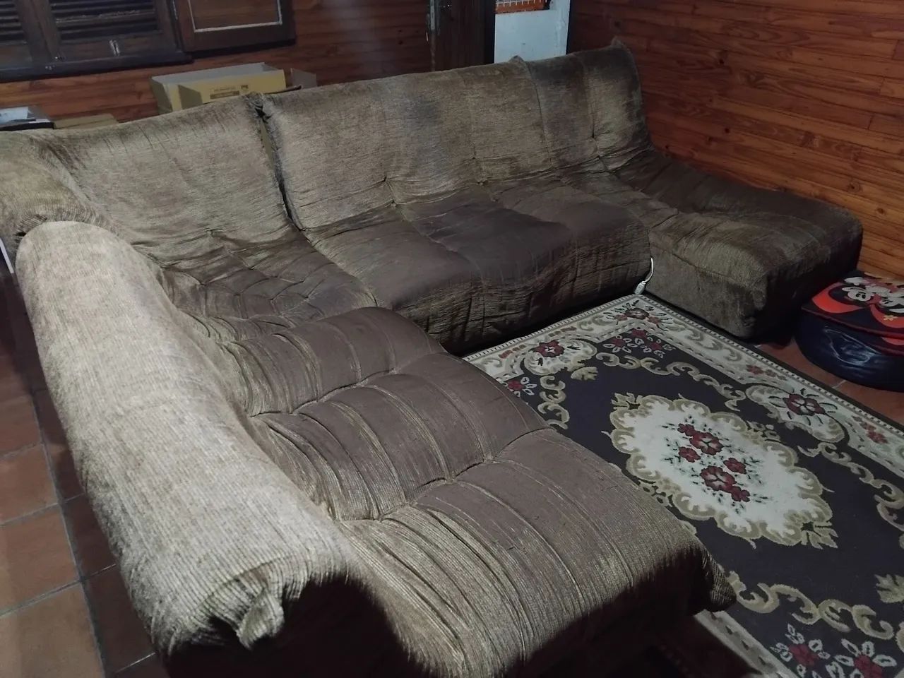 Jogo de sofa com chaise