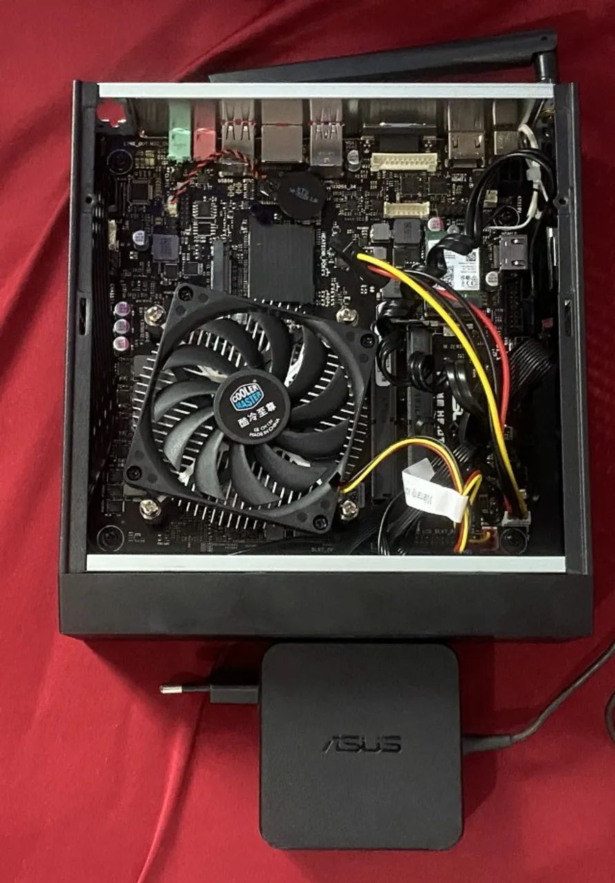 Mini pc incompleto: Asus Prime H510TS + Gabinete + fonte + wifi