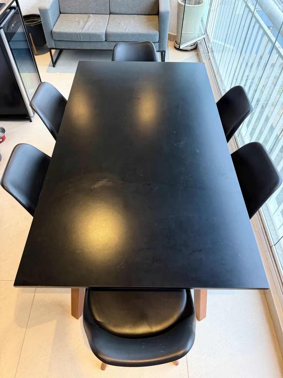 Conjunto Mesa de Jantar 6 lugares + 6 Cadeiras - Foto 3