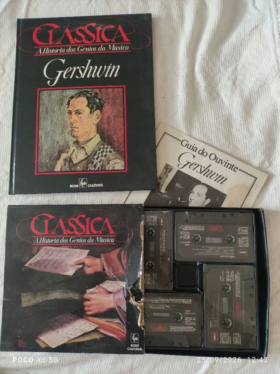 Gershwin- Box fita cassete e livreto