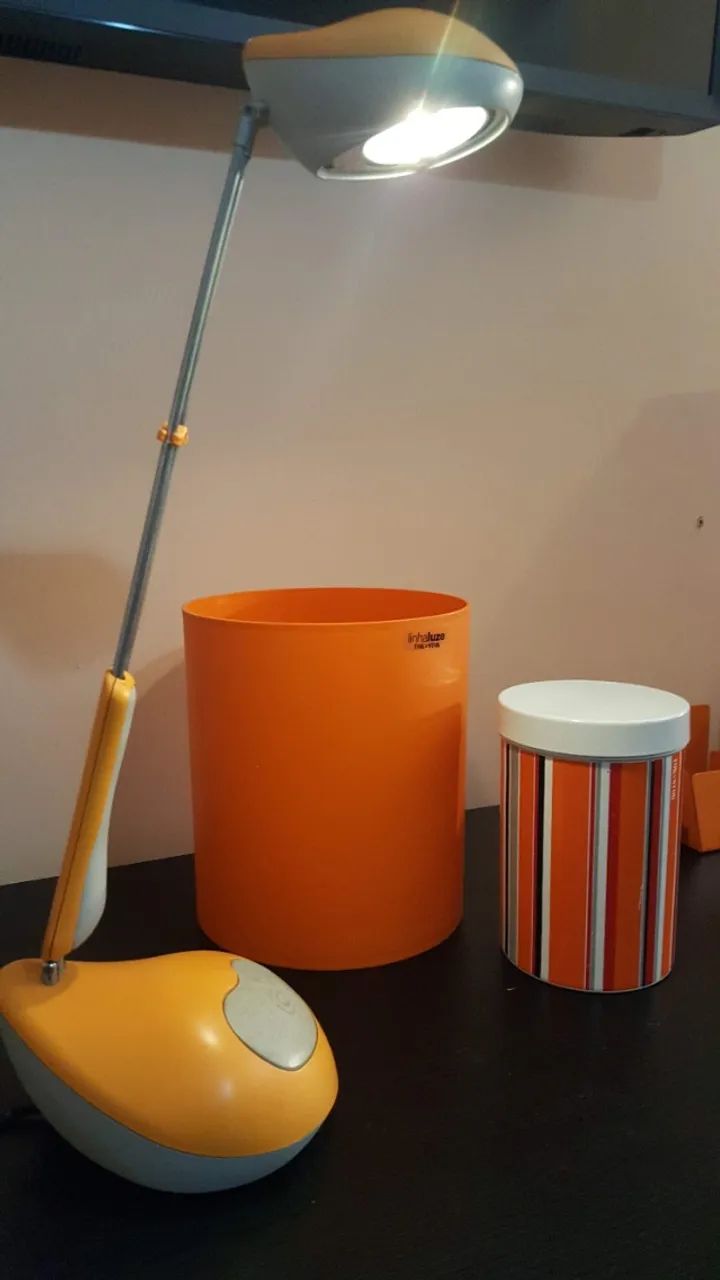 conjunto para mesa de trabalho com luminária tok stok - Foto 2