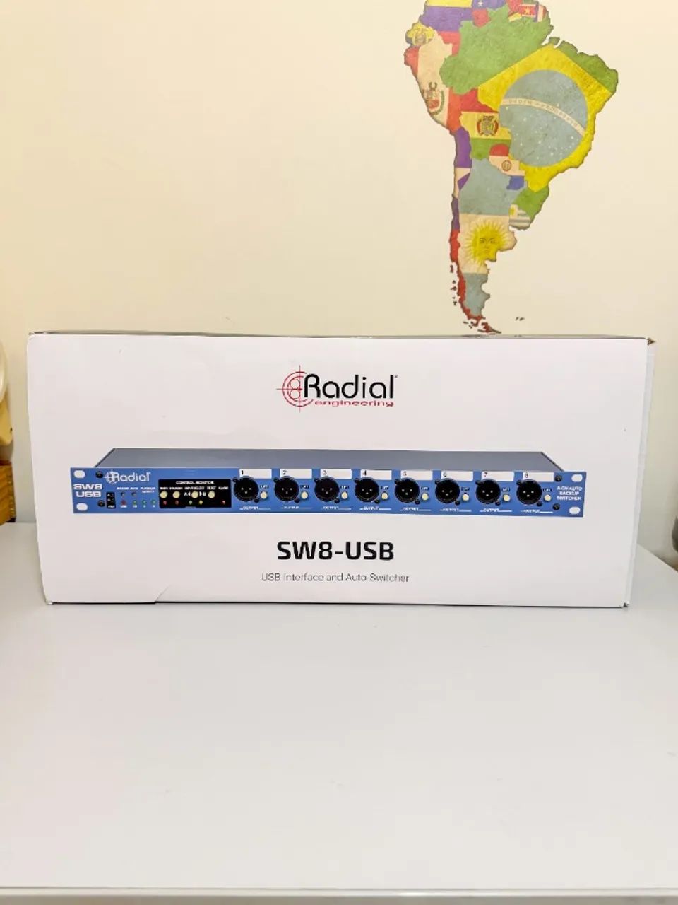 Radial Engineering SW8-USB - Interface USB e Chaveador Automático de Áudio - NOVA