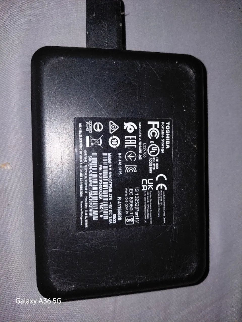 HD EXTERNO TOSHIBA 4 TB - Foto 2