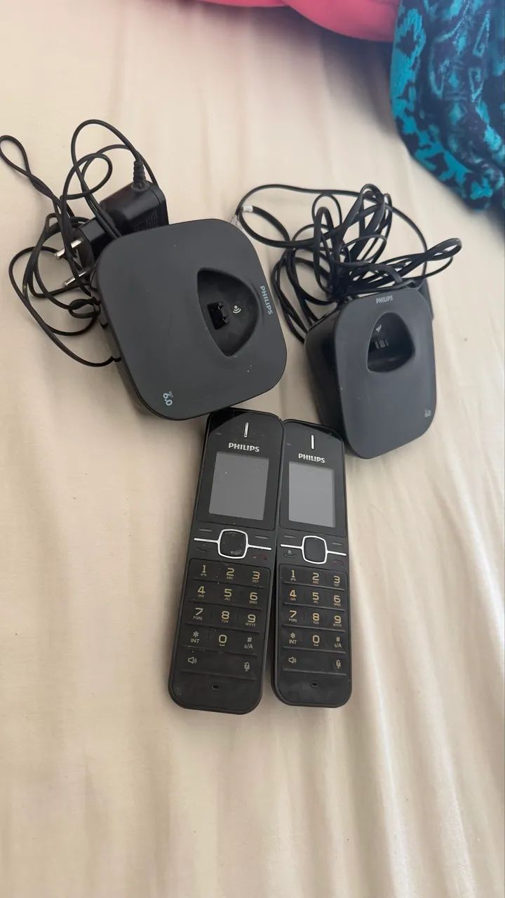Telefone sem fio Philips com ramal - Foto 2