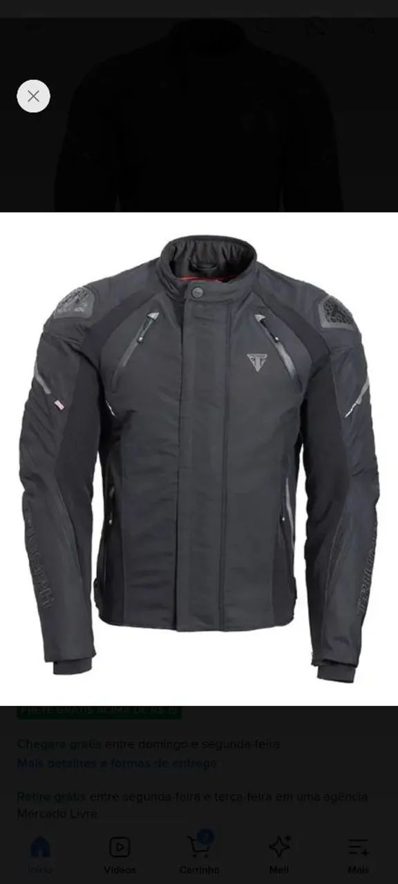 Jaqueta Triumph Triple Tritech (USADA UMA VEZ)
