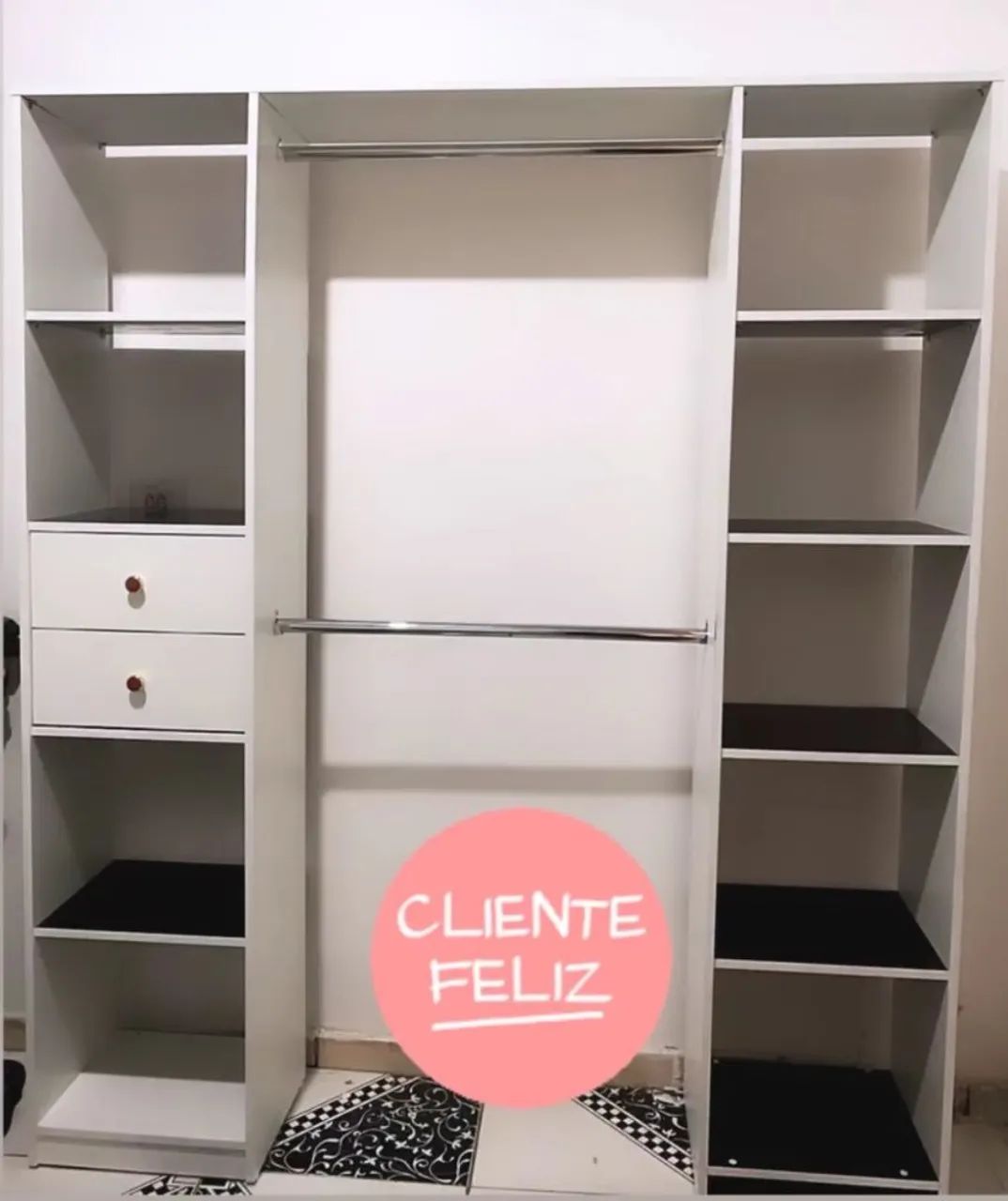 Closet 2 torres em mdf 