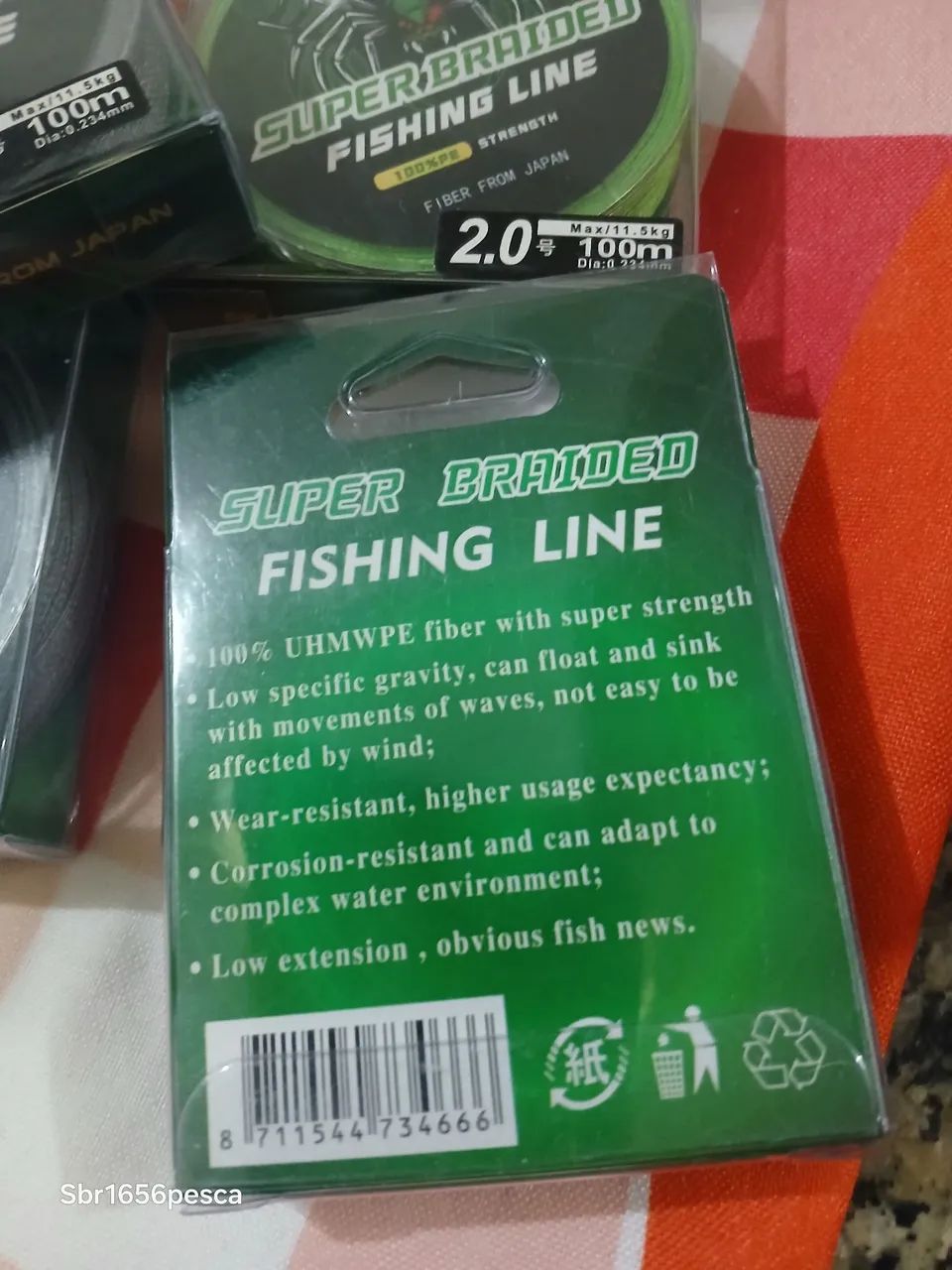 Linha de pesca multifilamento 0.20 - Foto 4
