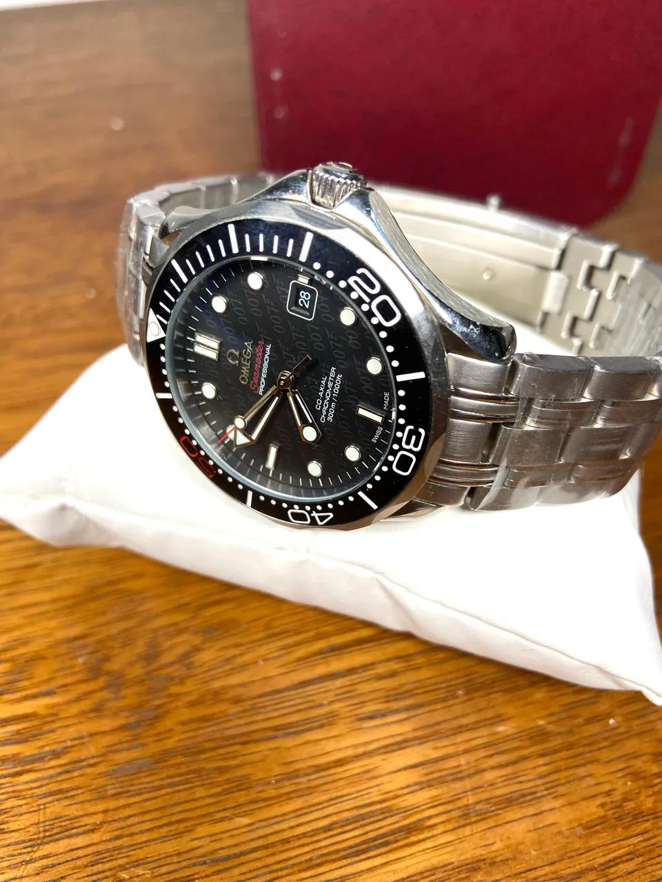 Relógio Omega Seamaster 007 retrô diver automático - Foto 5