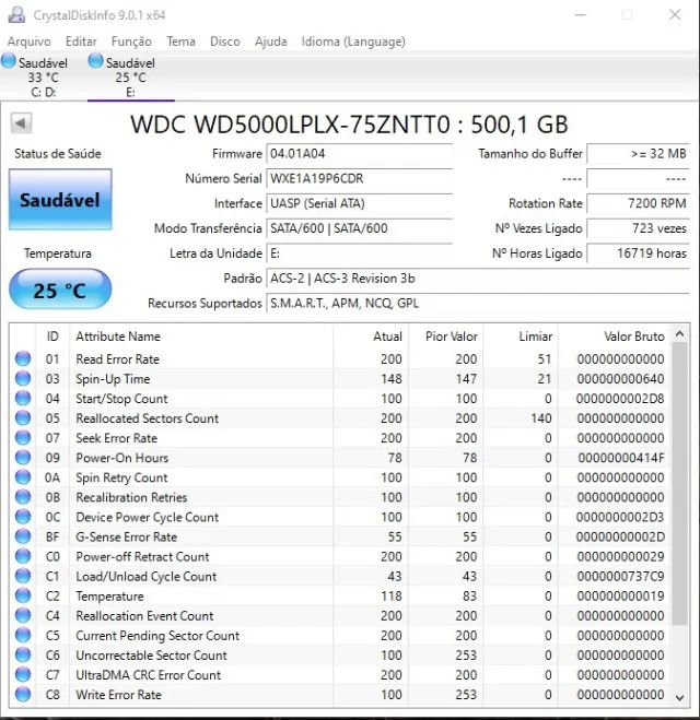 HD Notebook 500GB - Western Digital Black - Foto 3