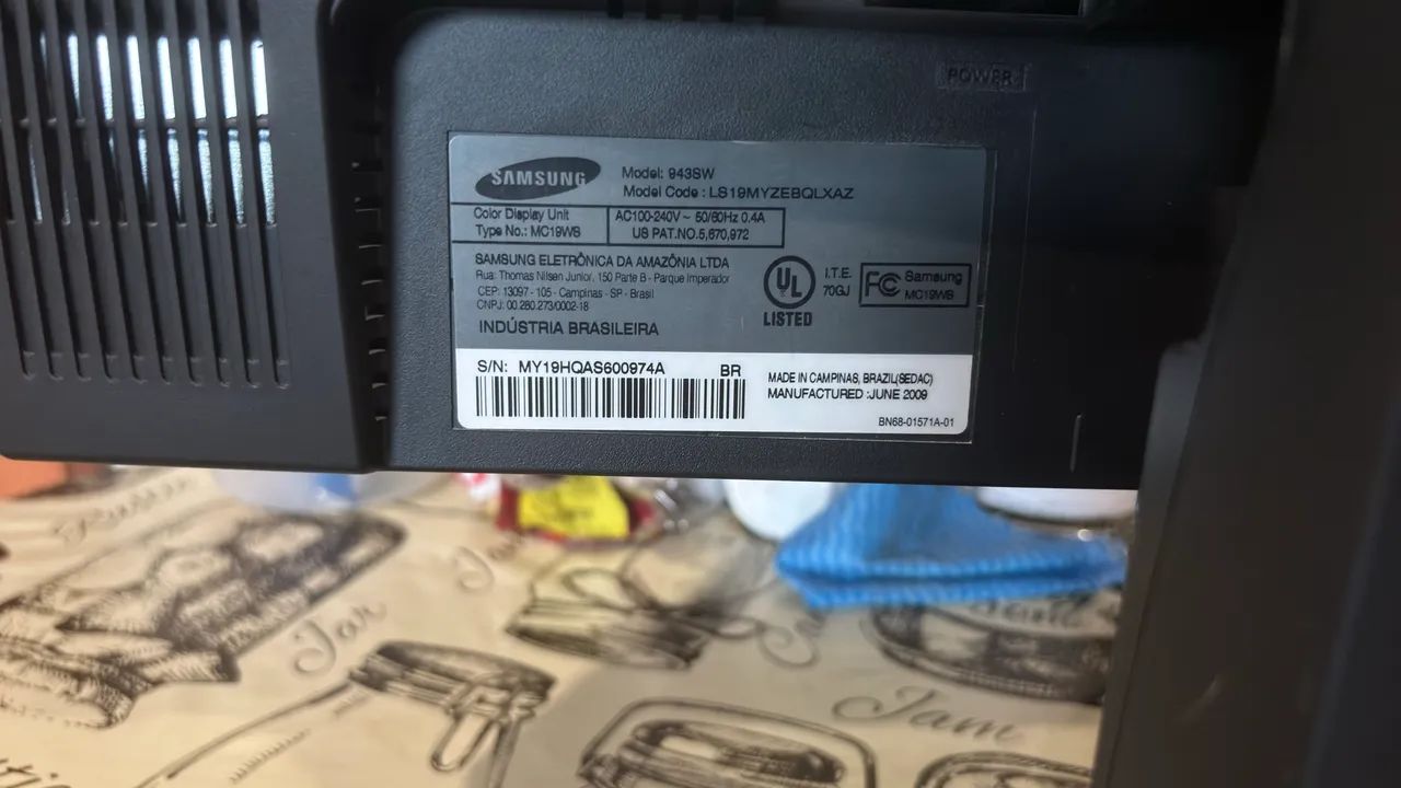 Monitor Samsung Modelo 15000:1 - Foto 5