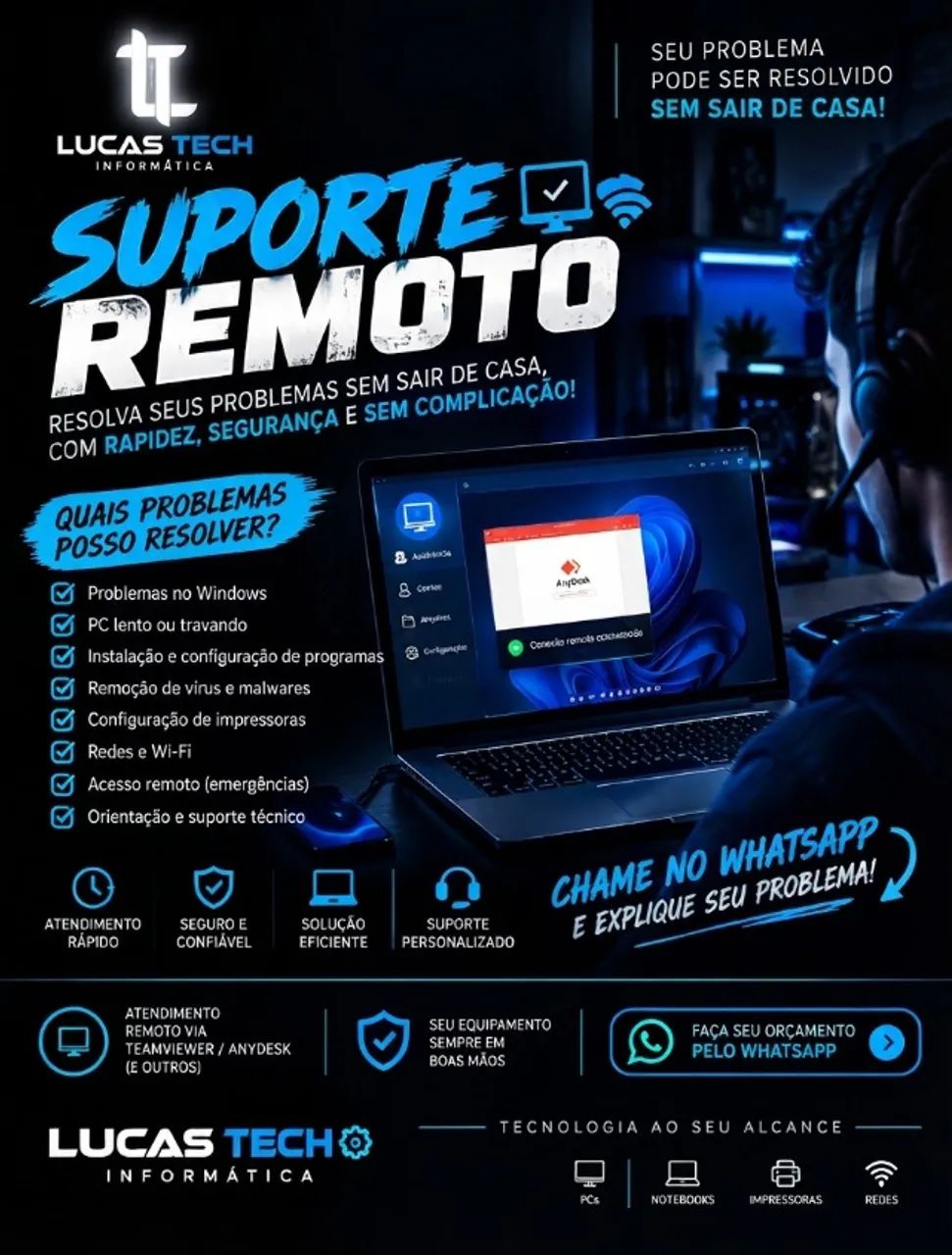 ? Manutenção de PC e Notebook | Formatação | Limpeza | Upgrade