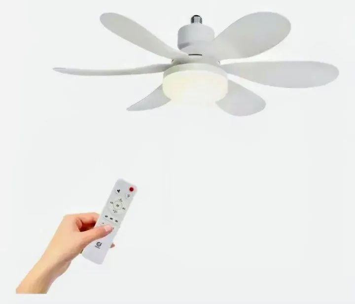 Mini Ventilador de teto / Lâmpada Led - Potência 60W