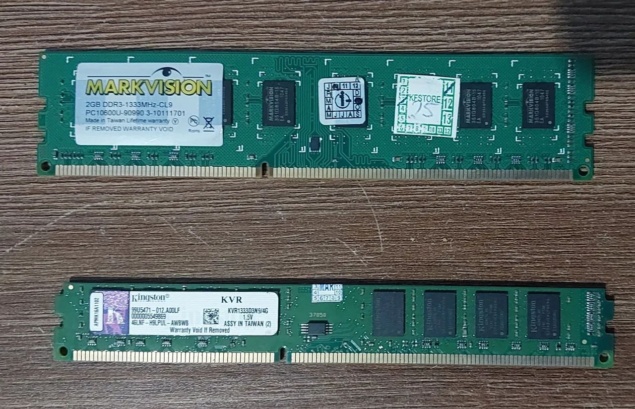Memória DDR3 1333