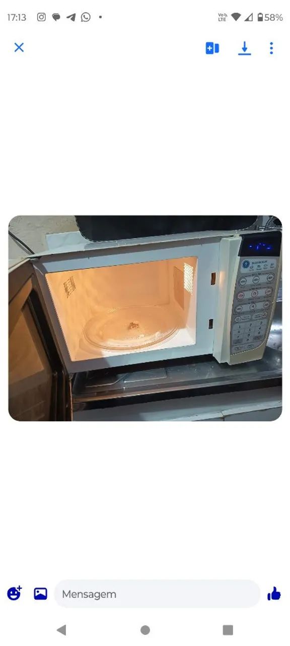 Microondas semi novo  - Foto 2