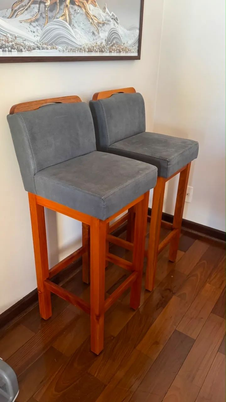 2 BANQUETAS PARA COZINHA/SALA - Foto 2