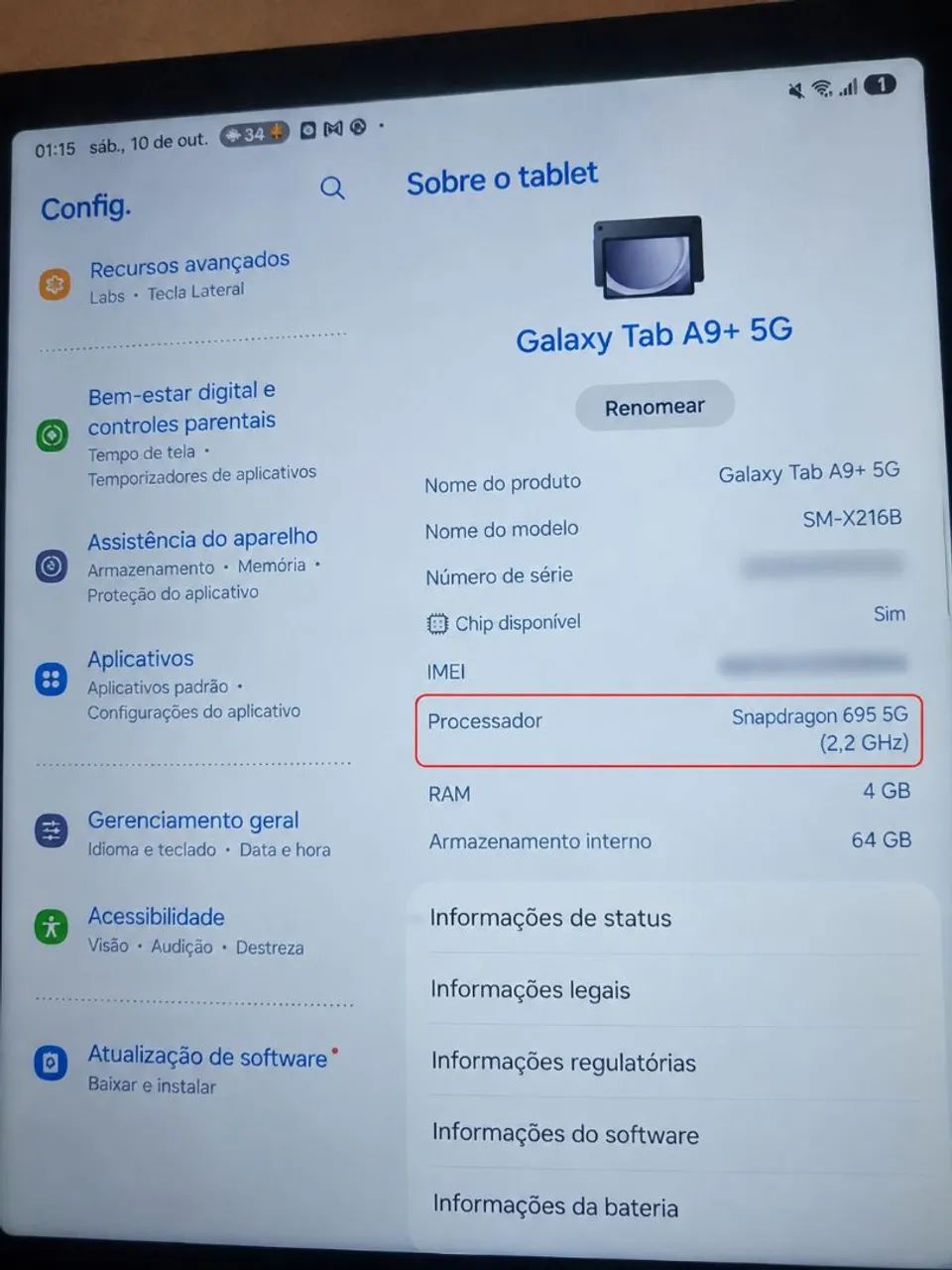 Tab A9+  - Foto 2