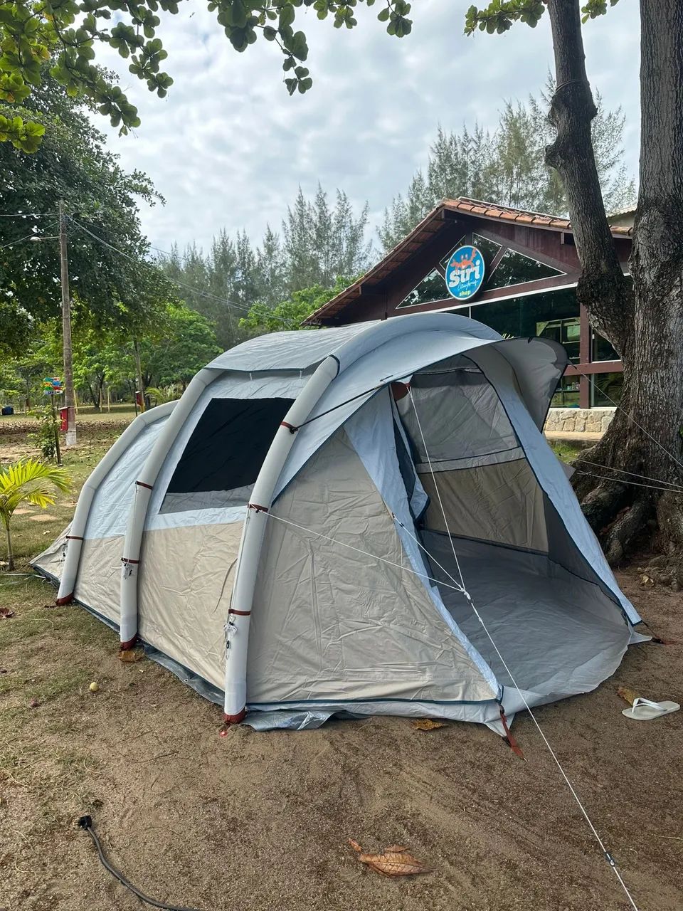Barraca Camping Queshua 4.1 Air Fresh e Black - Foto 4