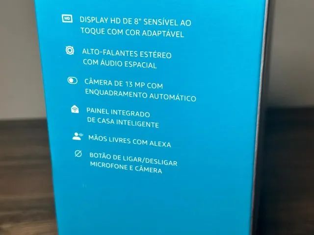 Alexa Echo Show 8 (3º geração) Lacrado ! Novo ! Nota Fiscal e Garantia, Branco - Foto 3