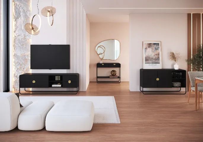  Móveis com Design e Linhas Curvas/3 Peças, R$4.255,64!