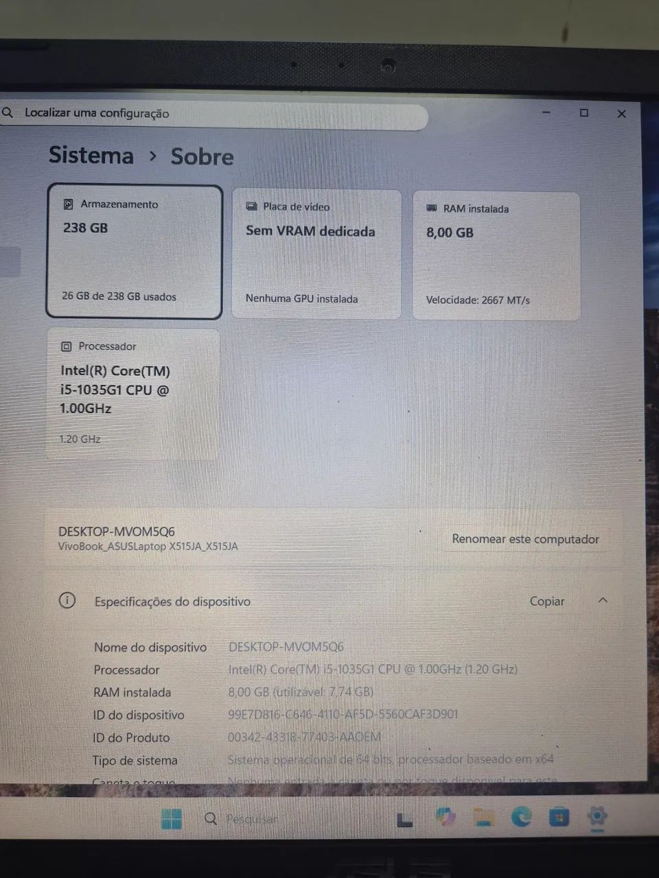 Notebook asus X515J - Foto 2