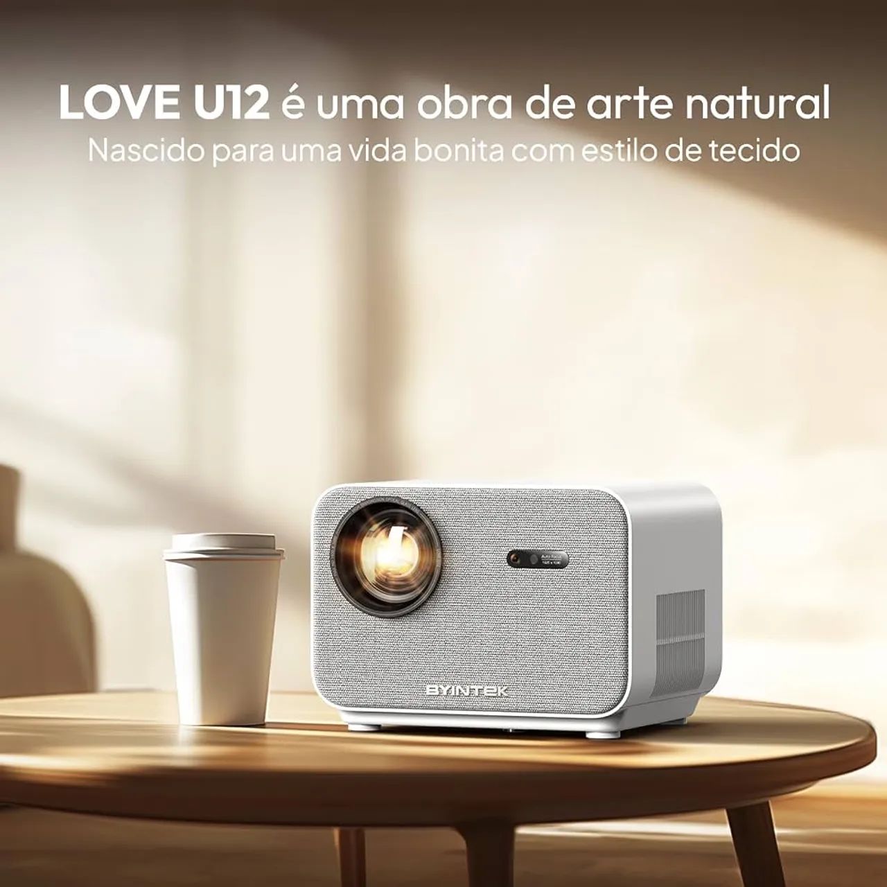 Projetor Inteligente Byintek U12 Full HD com Android e Wi-Fi - Foto 2