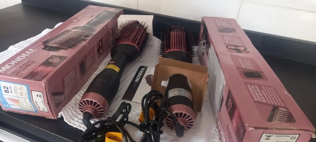 Escova secadora mondial com oleo de Argan - Foto 3