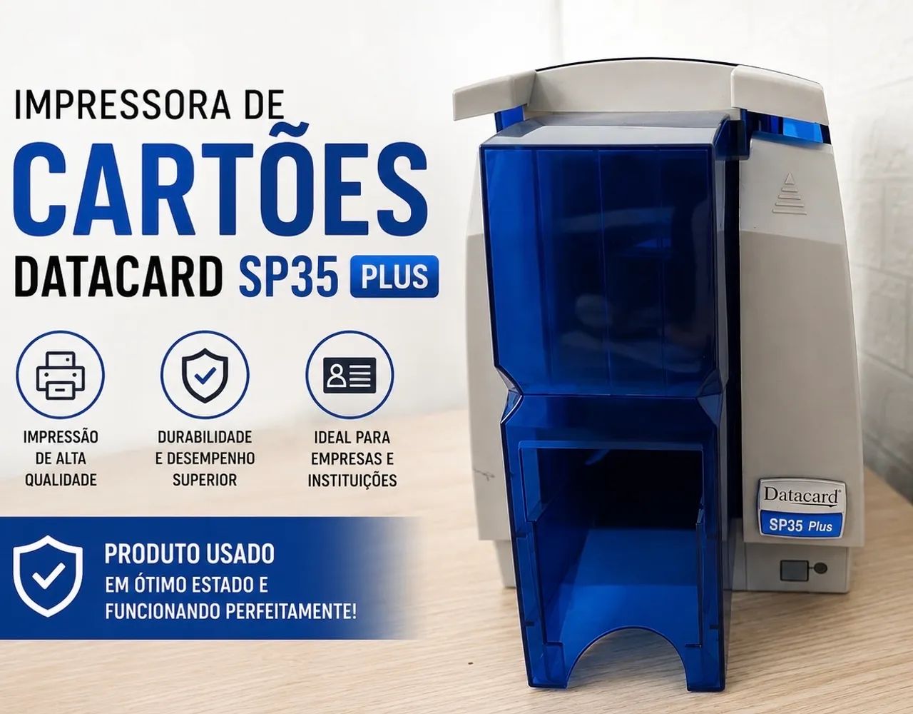 Impressora de Cartões Datacard SP35 Plus 