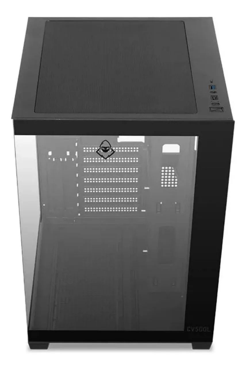 Gabinete Mancer CV500L Preto - Foto 3