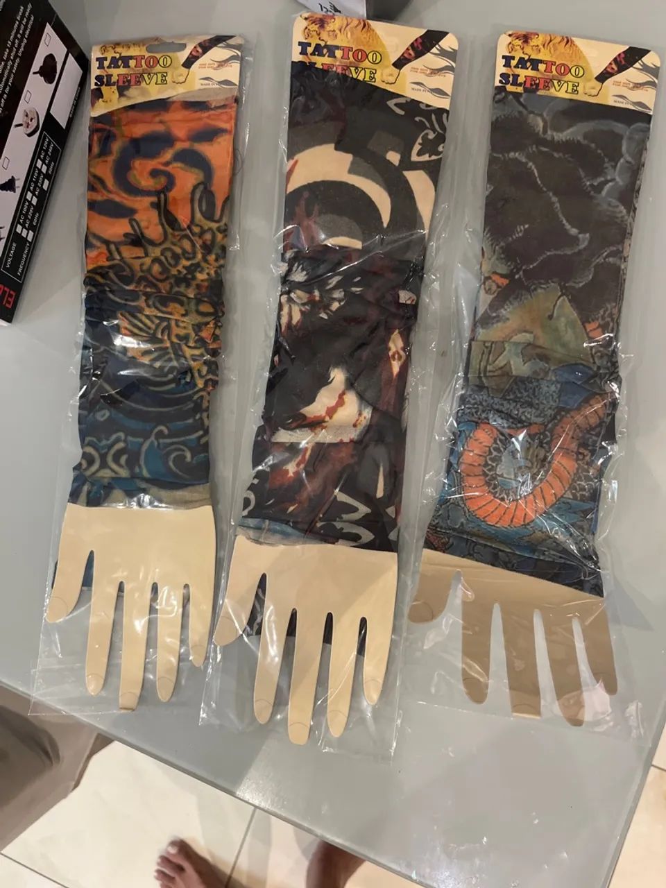 Protetor de braços,Mangas de tatuagens 