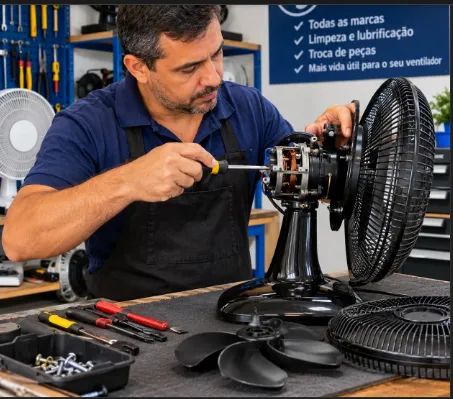 Manutenção em Ventilador