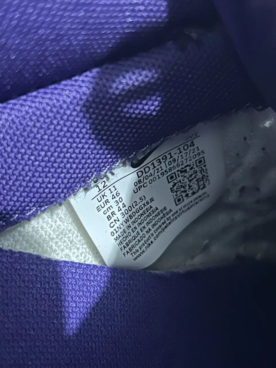 NIKE DUNK LOW ROXO TAMANHO44 - Foto 4
