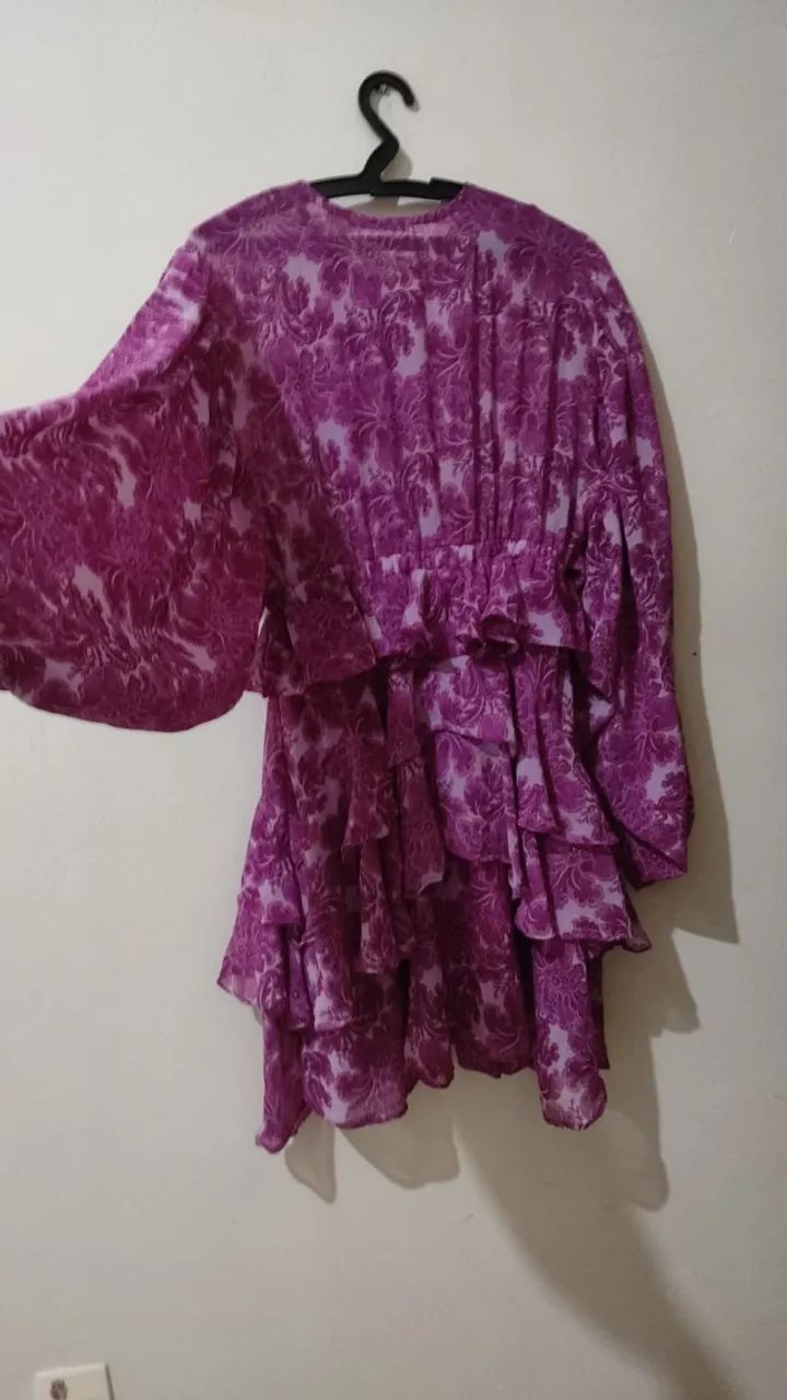 Vestido Rosa P Floral