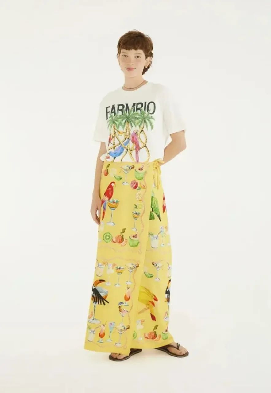 T-shirt Farm Cordas Tam M - Foto 2