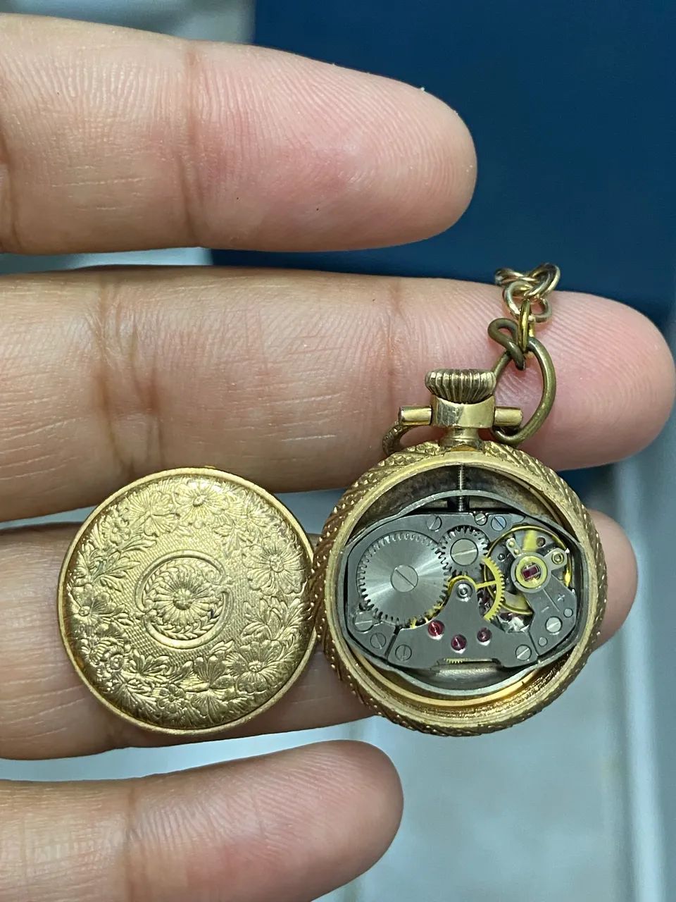 Relógio de bolso Seliva  anos 50/60 - Foto 5