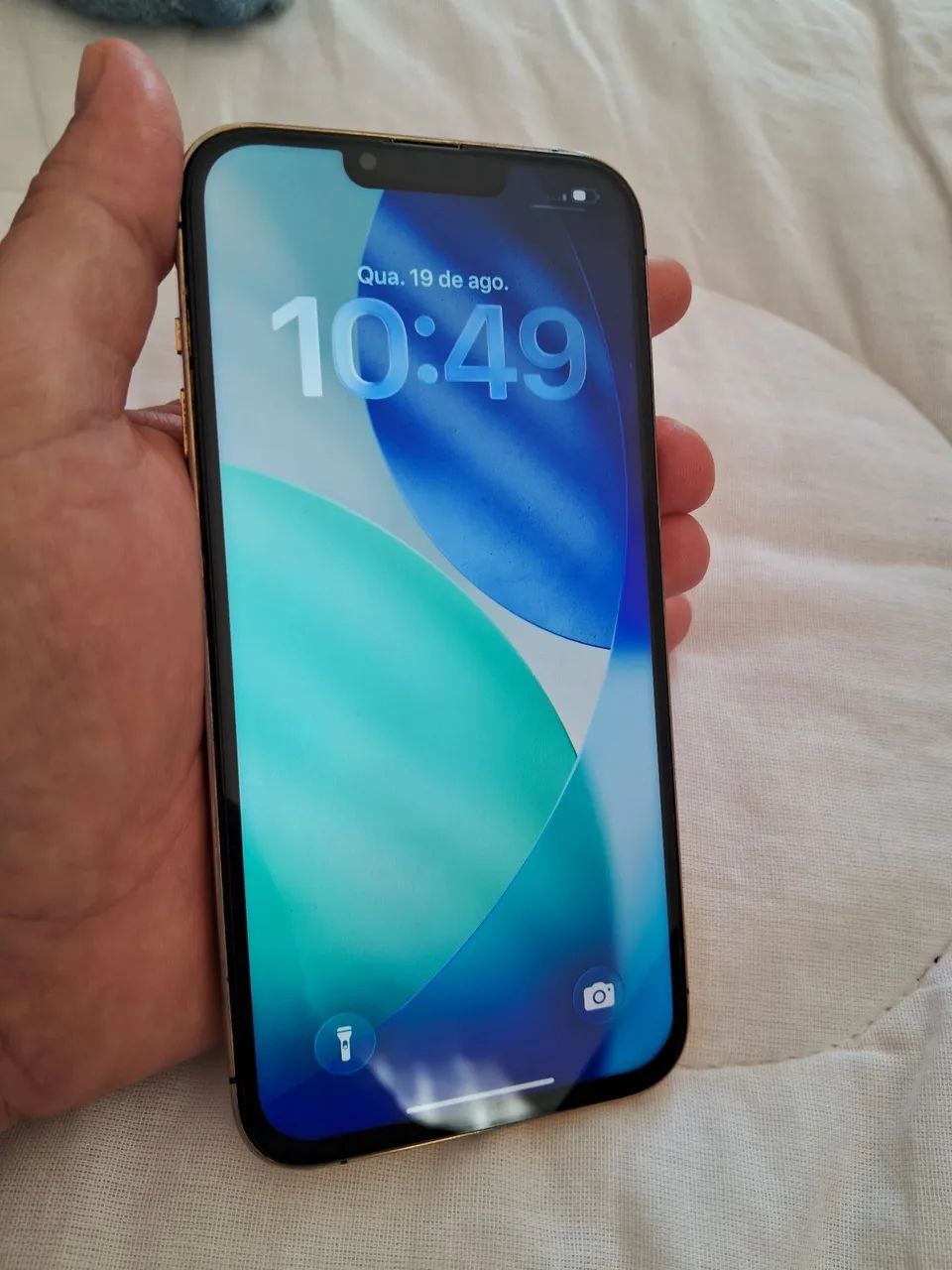IPHONE 13 PRO MAX FOLHEADO A OURO  - Foto 5
